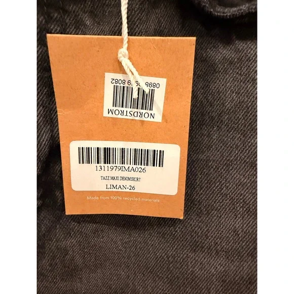 Reformation Tazz Maxi Denim Skirt - Liman Wash (Size 26) - Picture 4 of 4